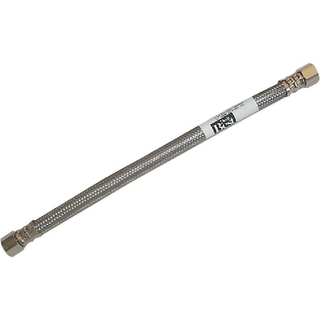 B & K 3/8 in Compression x 3/8 in Compression x 12 in Stainless Steel Faucet Connector  496-031